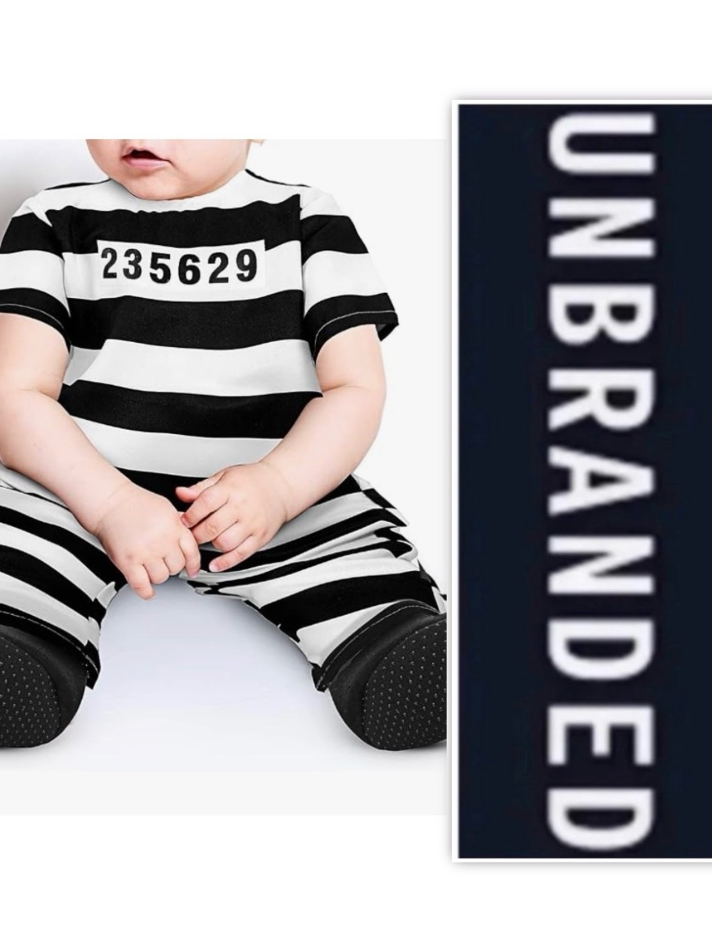 UNBRANDED Boys' Convict Onesie